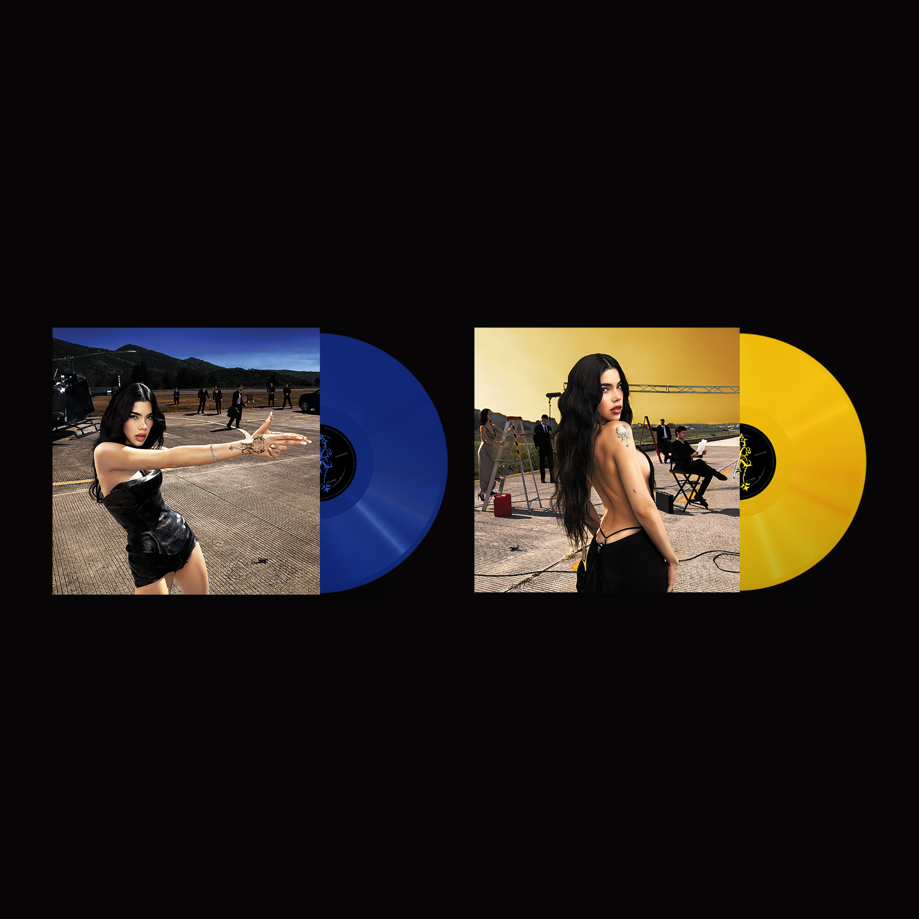 K DE KARMA VINYL AZUL & AMARILLO 🦂 BUNDLE
